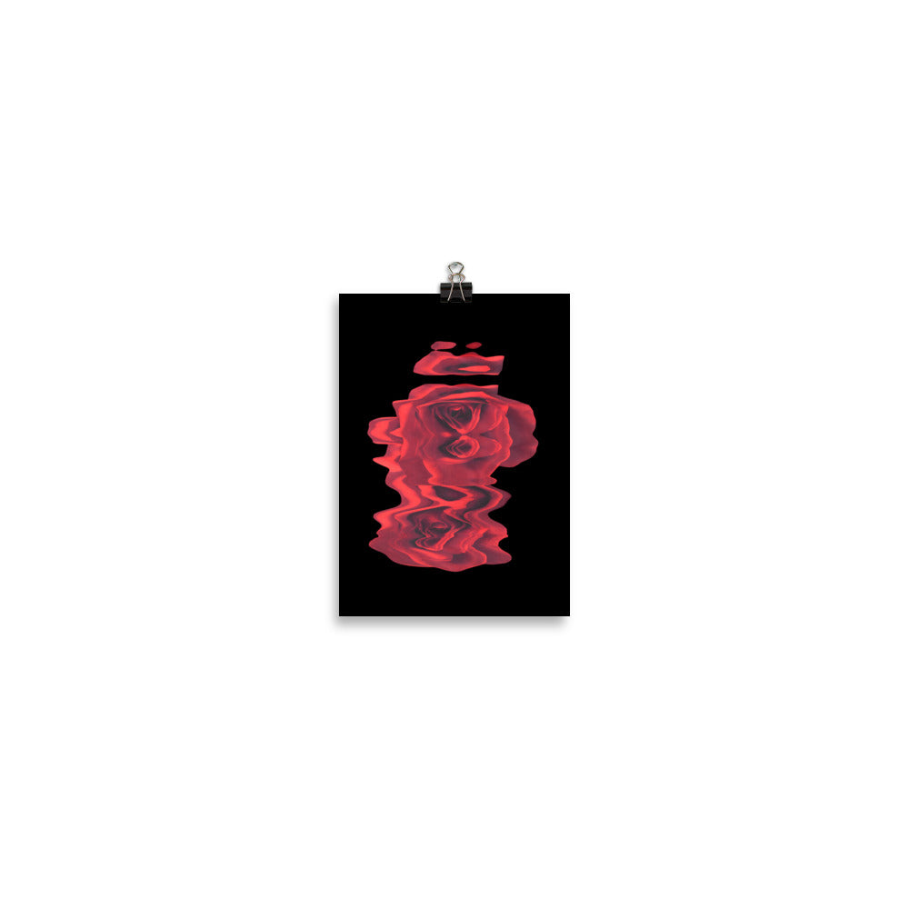 Rose Collection - no. 1 Scanography Matte Photo Paper Print