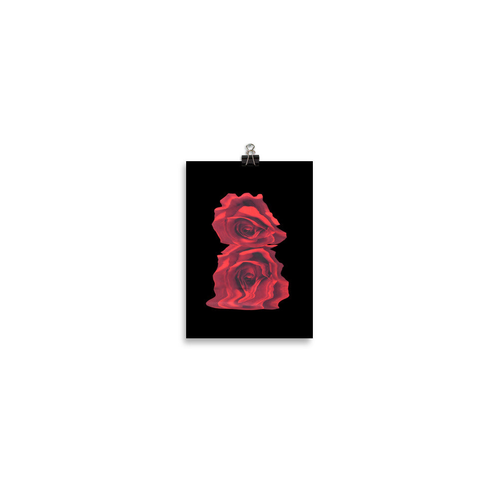 Rose Collection - no. 2 Scanography Matte Photo Paper Print