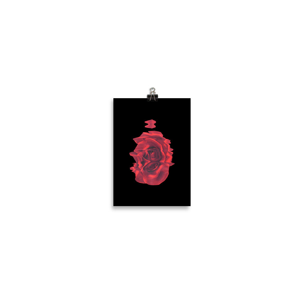 Rose Collection - no. 5 Scanography Matte Photo Paper Print