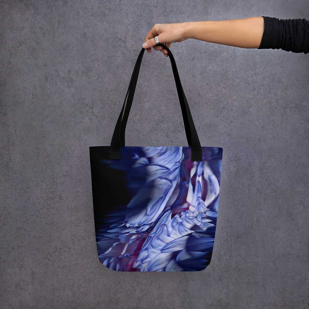 Stellar Dahlia Scanner Art Tote Bag