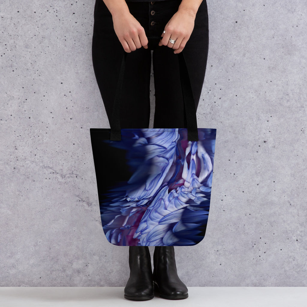 Stellar Dahlia Scanner Art Tote Bag