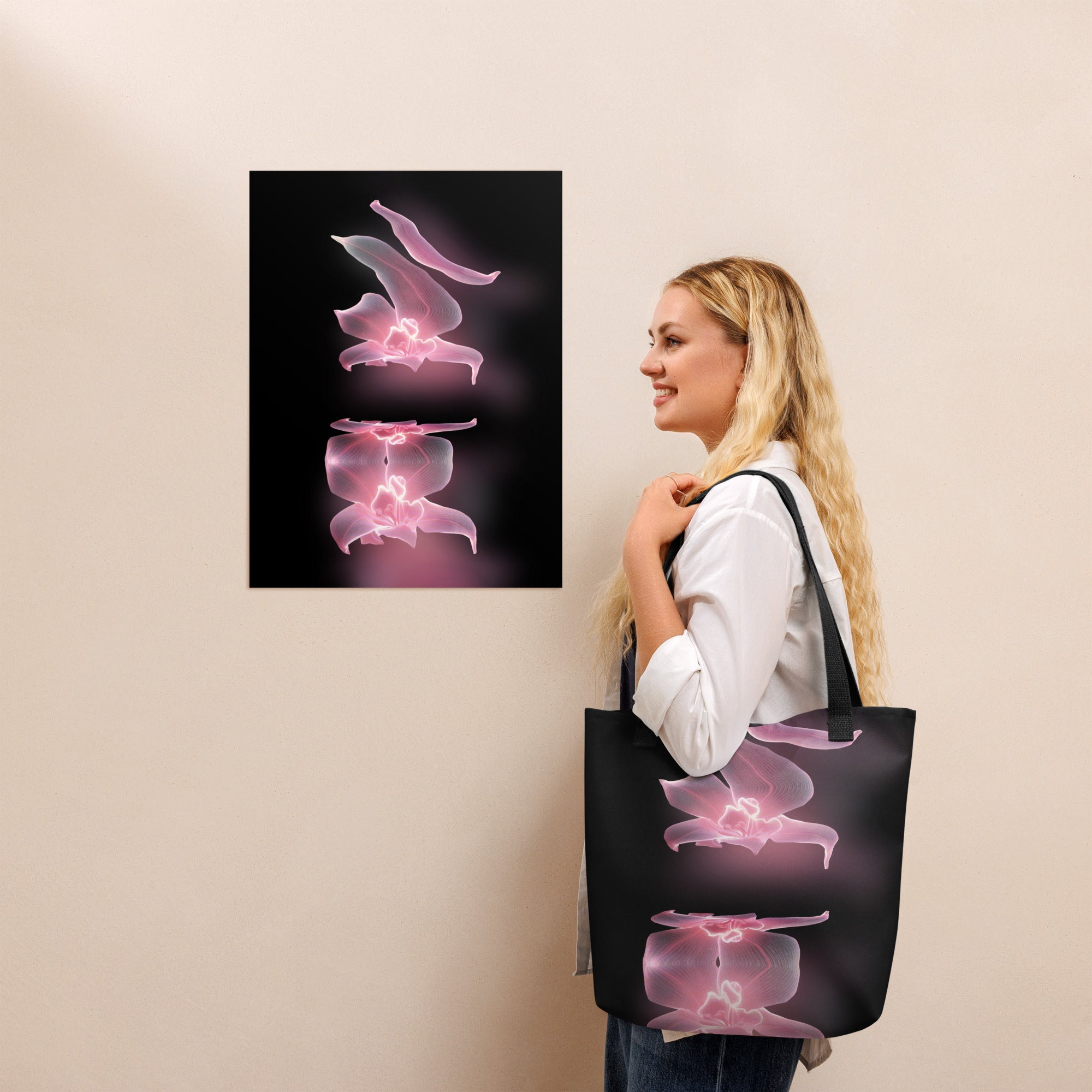 Phantom Bloom no. 2 Scanography Matte Photo Paper Print