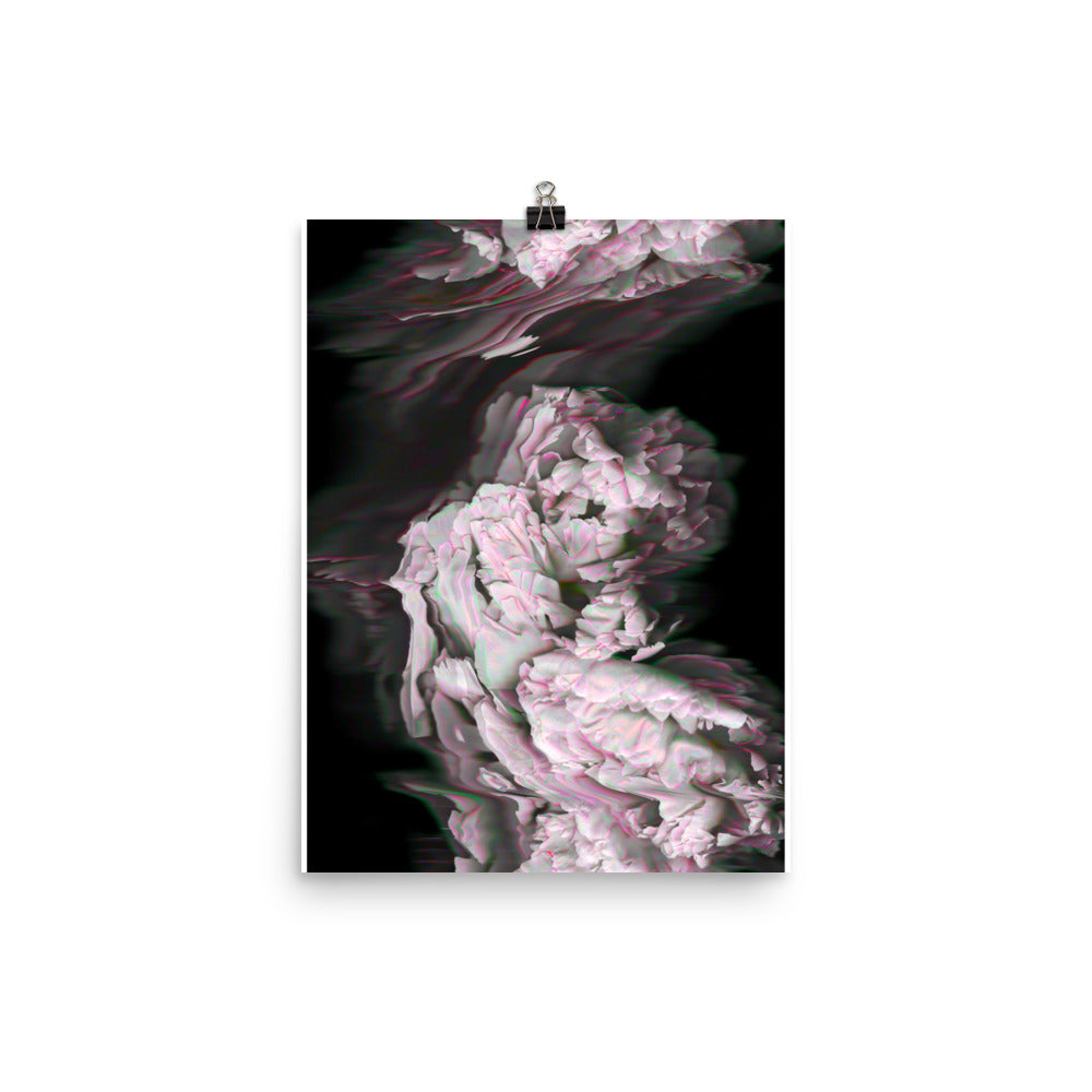 Neon Peony Scanography Premium Luster Photo Paper Print