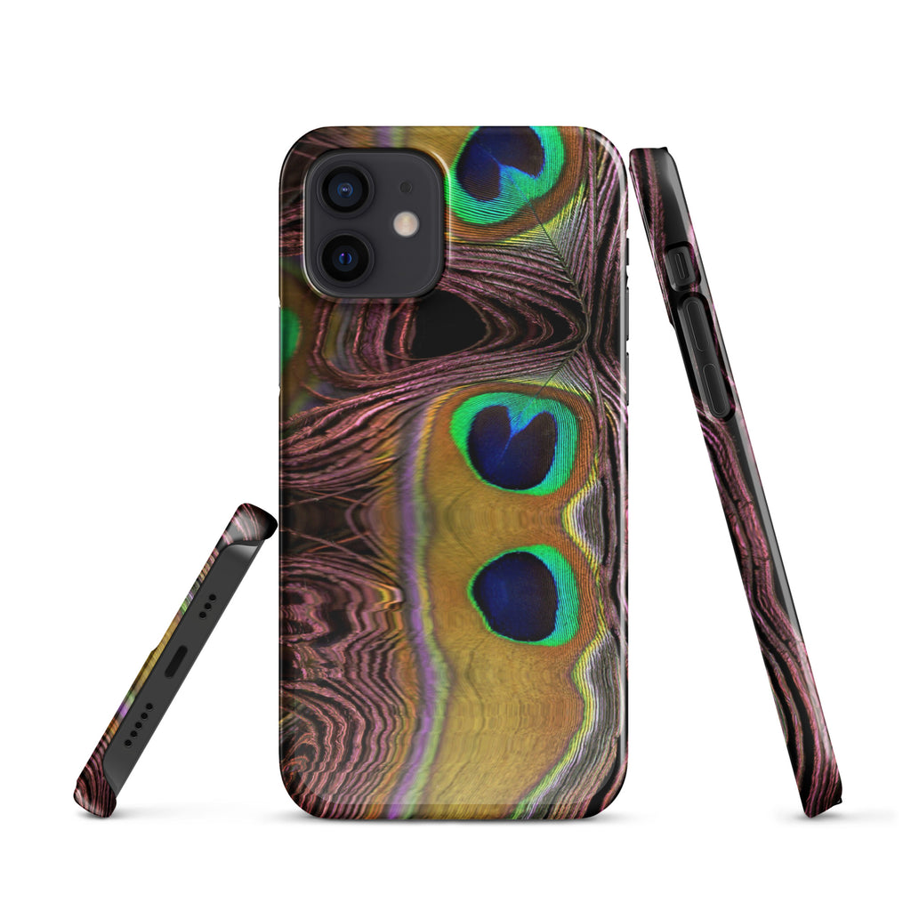 Peacock Feather Scanography Snap Case for iPhone®