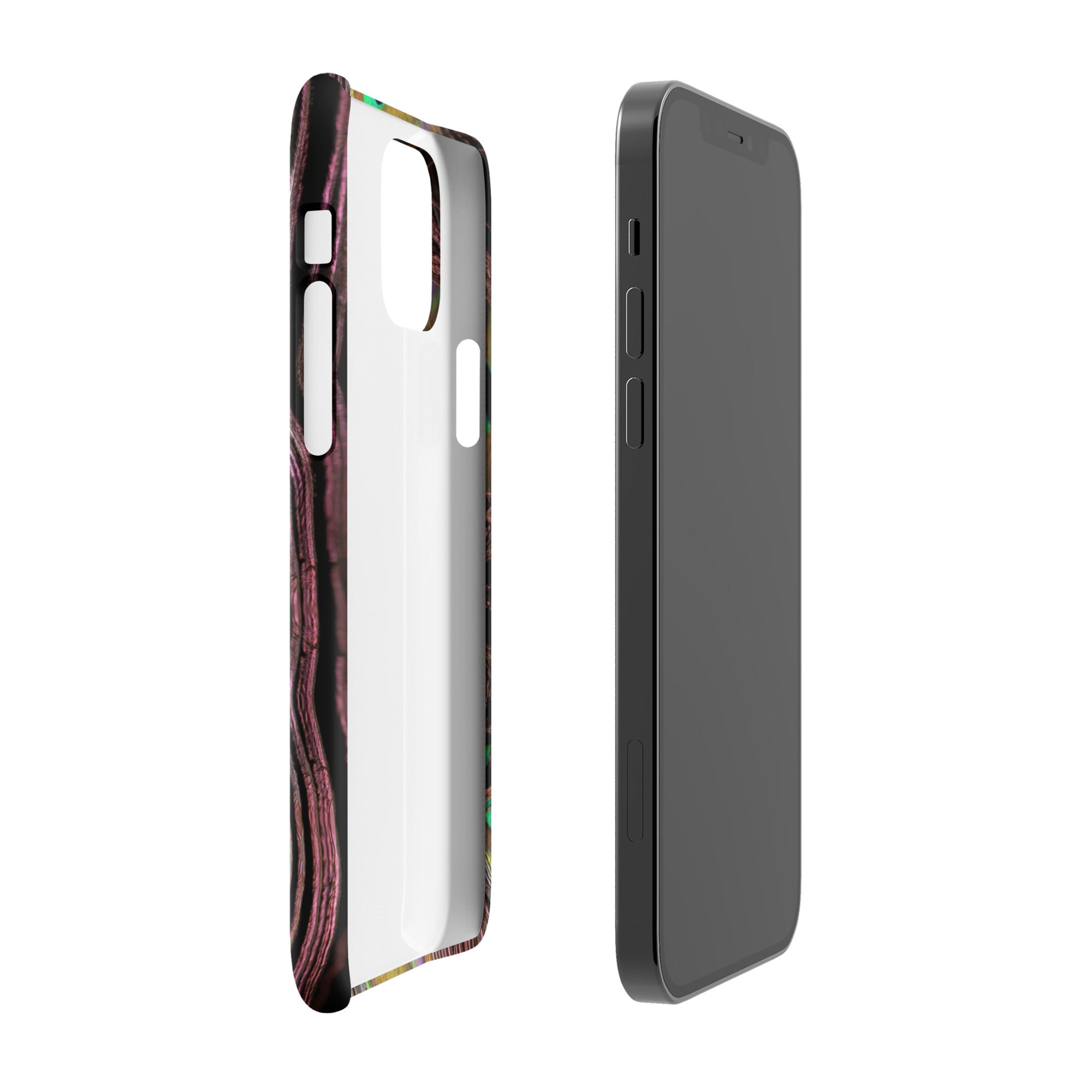 Peacock Feather Scanography Snap Case for iPhone®