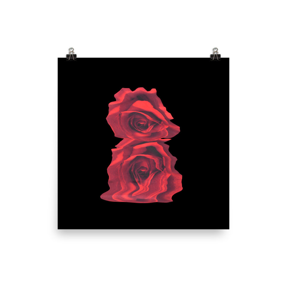Rose Collection - no. 2 Scanography Matte Photo Paper Print