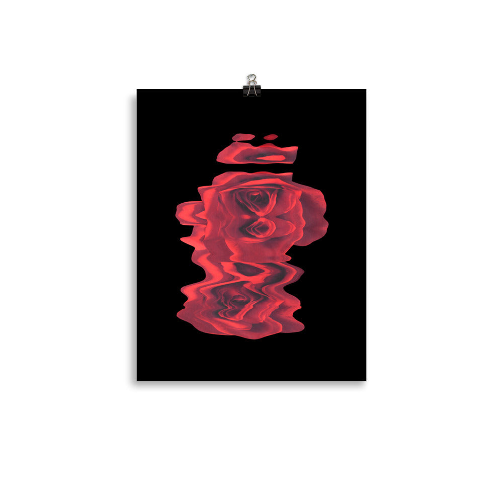 Rose Collection - no. 1 Scanography Matte Photo Paper Print