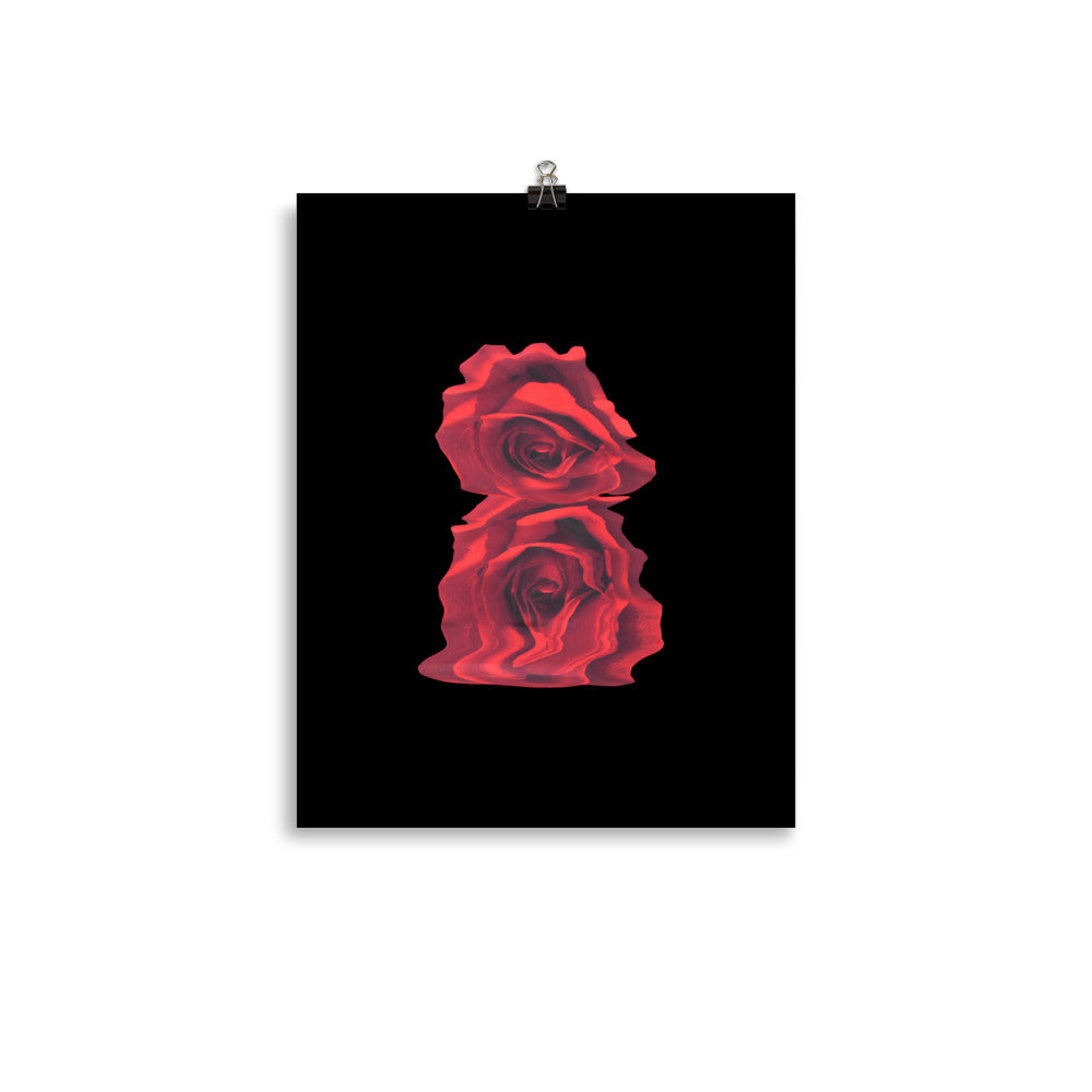 Rose Collection - no. 2 Scanography Matte Photo Paper Print