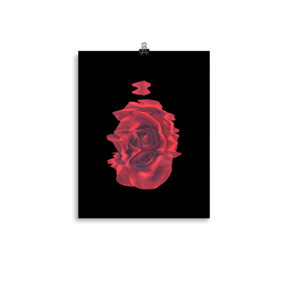 Rose Collection - no. 5 Scanography Matte Photo Paper Print