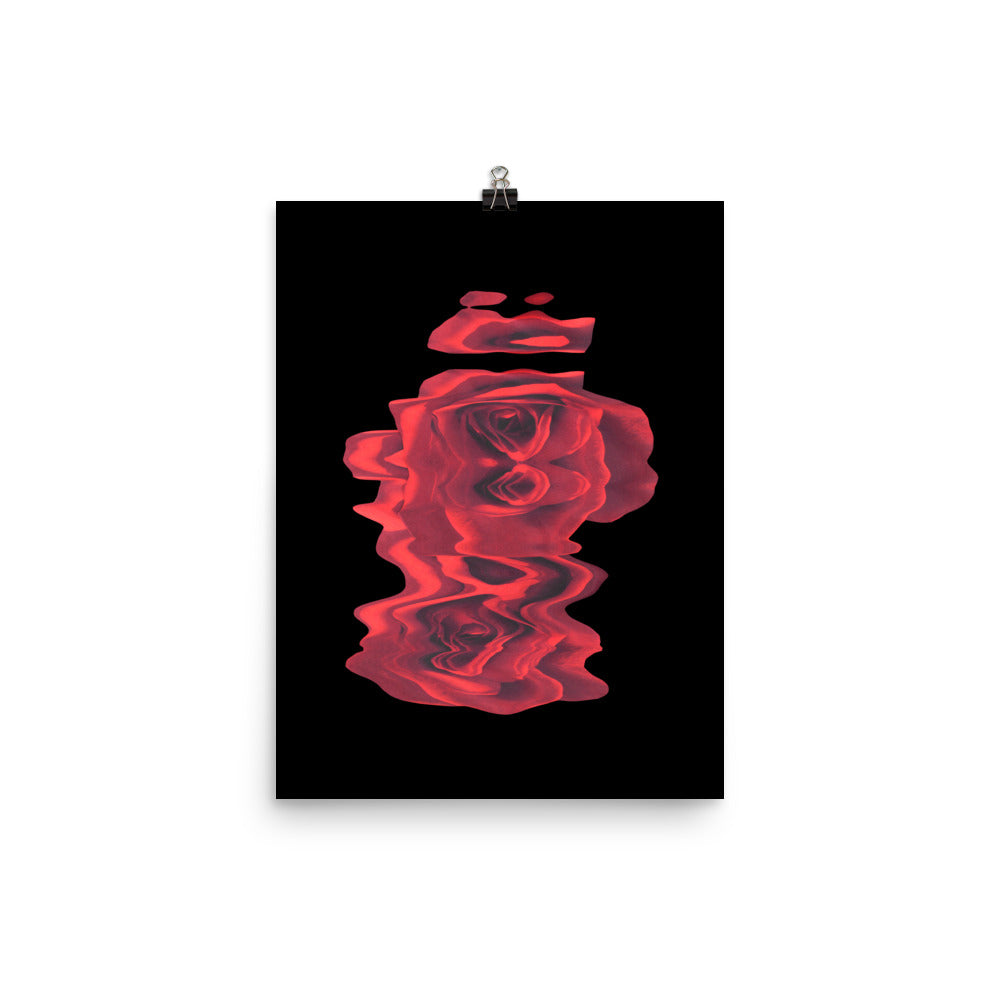 Rose Collection - no. 1 Scanography Matte Photo Paper Print