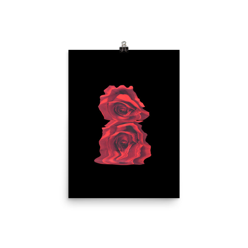 Rose Collection - no. 2 Scanography Matte Photo Paper Print