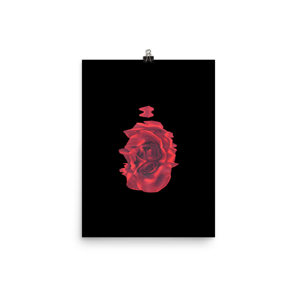 Rose Collection - no. 5 Scanography Matte Photo Paper Print