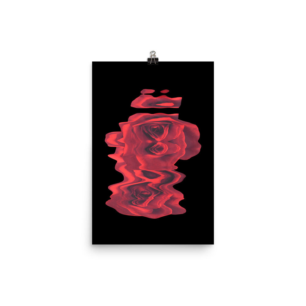 Rose Collection - no. 1 Scanography Matte Photo Paper Print