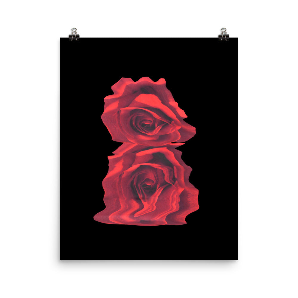 Rose Collection - no. 2 Scanography Matte Photo Paper Print