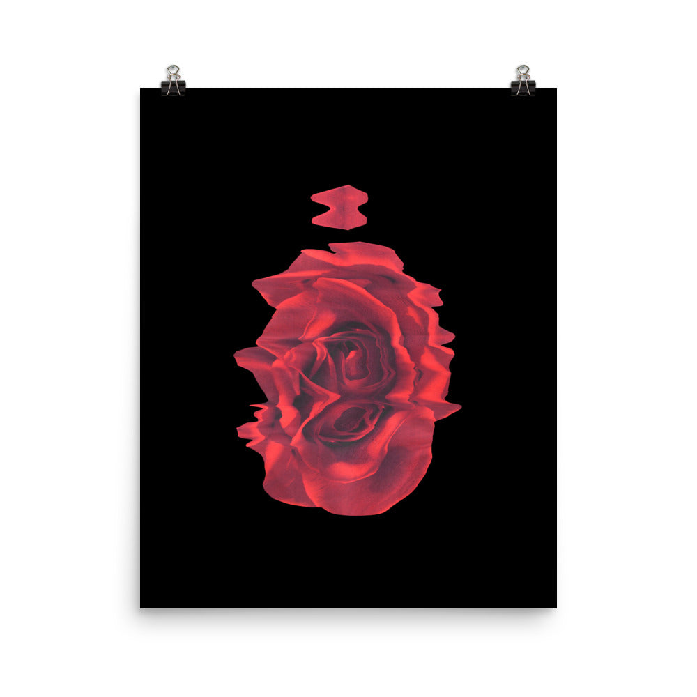 Rose Collection - no. 5 Scanography Matte Photo Paper Print