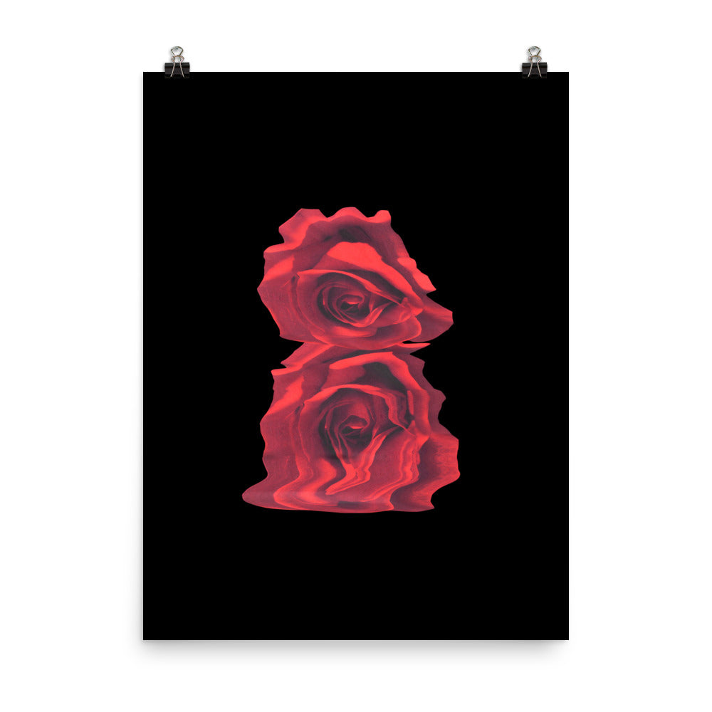 Rose Collection - no. 2 Scanography Matte Photo Paper Print