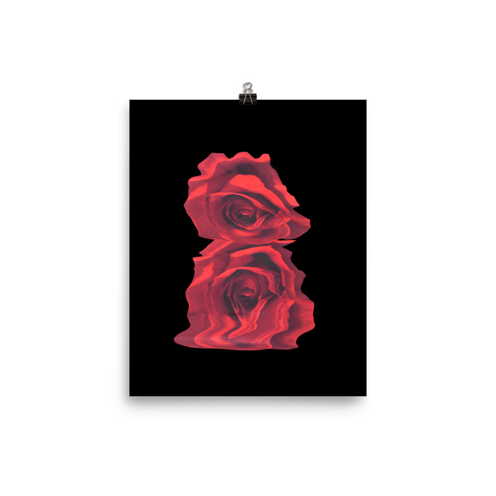 Rose Collection - no. 2 Scanography Matte Photo Paper Print